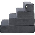 Zinus Easy Cat & Dog Stairs, Grey, X-Large