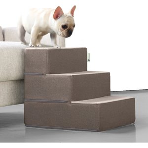Zinus Easy Cat & Dog Stairs, Brown, Medium