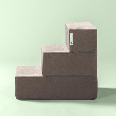 Show full view: Zinus Easy Cat & Dog Stairs, Brown, Medium slide 2 of 9