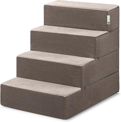 Show full view: Zinus Easy Cat & Dog Stairs, Brown, X-Large slide 9 of 10