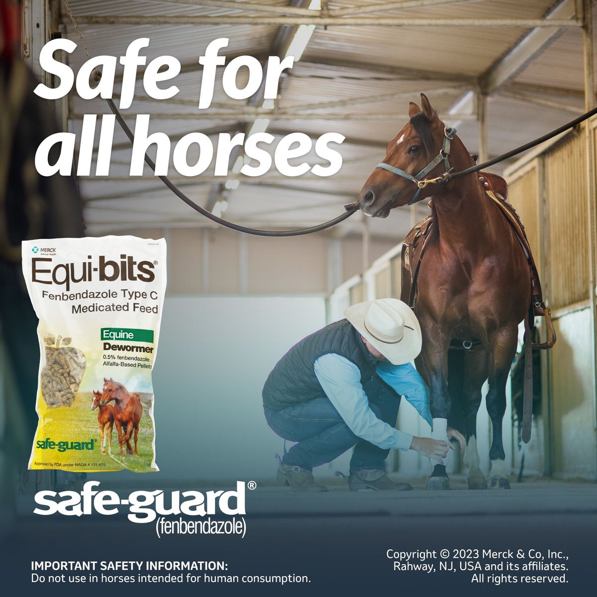 SAFEGUARD EquiBits Horse Dewormer, 1.25lb bag