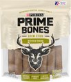 Prime Bones Natural Small Chew Stick with Wild Venison Dog Treats, 12 count