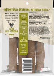Prime Bones Natural Medium Chew Stick with Wild Venison Dog Treats, 4 count slide 2 of 9