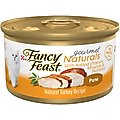 Fancy Feast Gourmet Naturals Turkey Recipe Pate Canned Cat Food, 3-oz can, case of 12