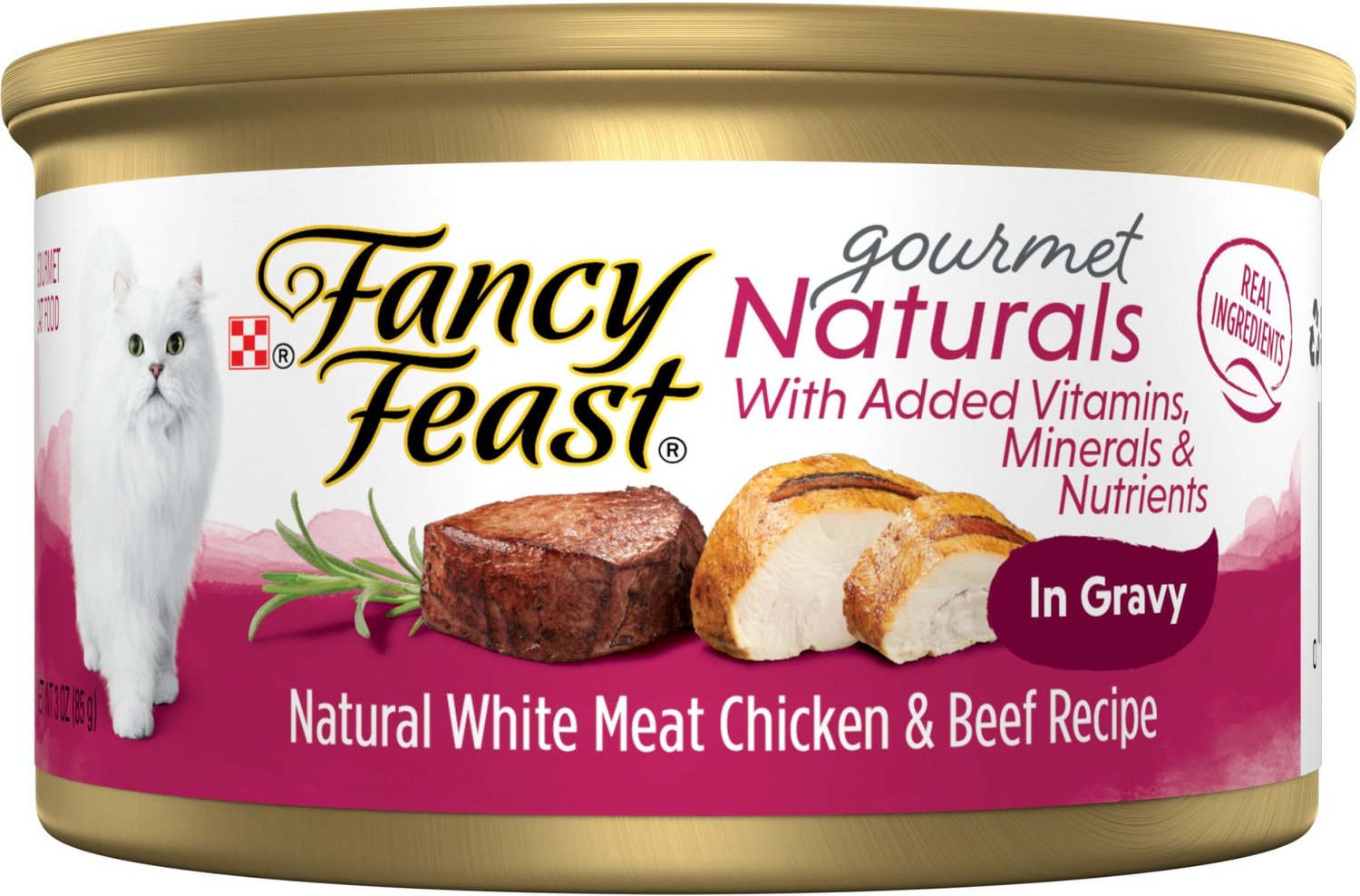 fancy feast natural canned cat food