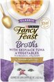Fancy Feast Senior Classic with Skipjack Tuna & Vegetables in Broth Cat Food Complement & Topper, 1.4-oz po...