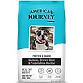 American Journey Protein & Grains Healthy Weight Salmon, Brown Rice & Vegetables Recipe Dry Dog Food, 28-lb