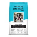 American Journey Protein & Grains Healthy Weight Salmon, Brown Rice & Vegetables Recipe Dry Dog Food, 28-lb