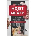 Moist & Meaty High Protein with Real Chicken & Beef Dry Dog Food, 72-oz box