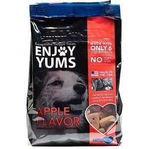 Enjoy Yums Apple Flavor Dog Treats, 1-lb bag