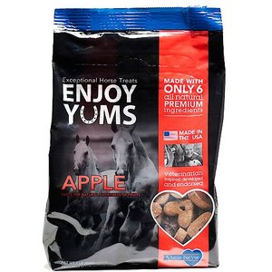 Enjoy Yums Apple Flavor Horse Treats, 1-lb bag