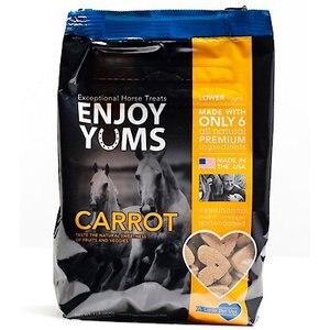 Enjoy Yums All-Natural Carrot Horse Treats, 1-lb bag