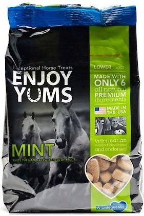 Enjoy Yums All-Natural Peppermint Horse Treats, 1-lb bag slide 1 of 1