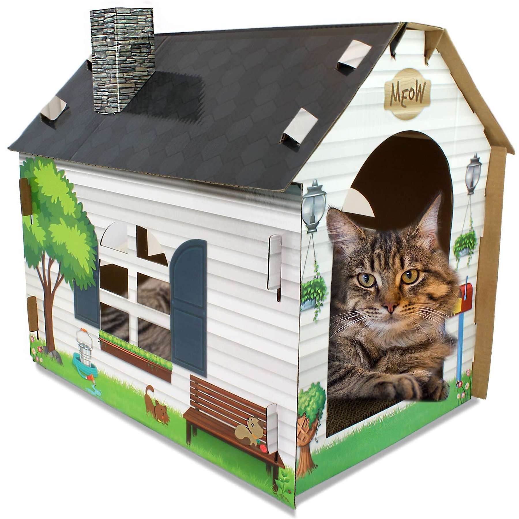 ASPCA ASPCA Cat Cottage House Cat Scratcher