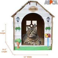 ASPCA Cat Cottage House Cat Scratcher slide 2 of 3