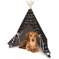 Dog Whisperer Mudcloth Teepee Tent Covered Cat & Dog Bed