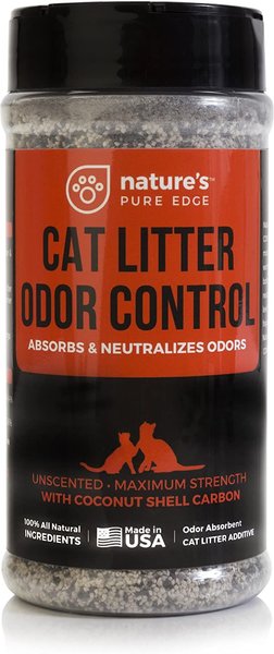 Nature's Pure Edge Cat Litter Odor Control Deodorizer, 1-lb bottle slide 1 of 4