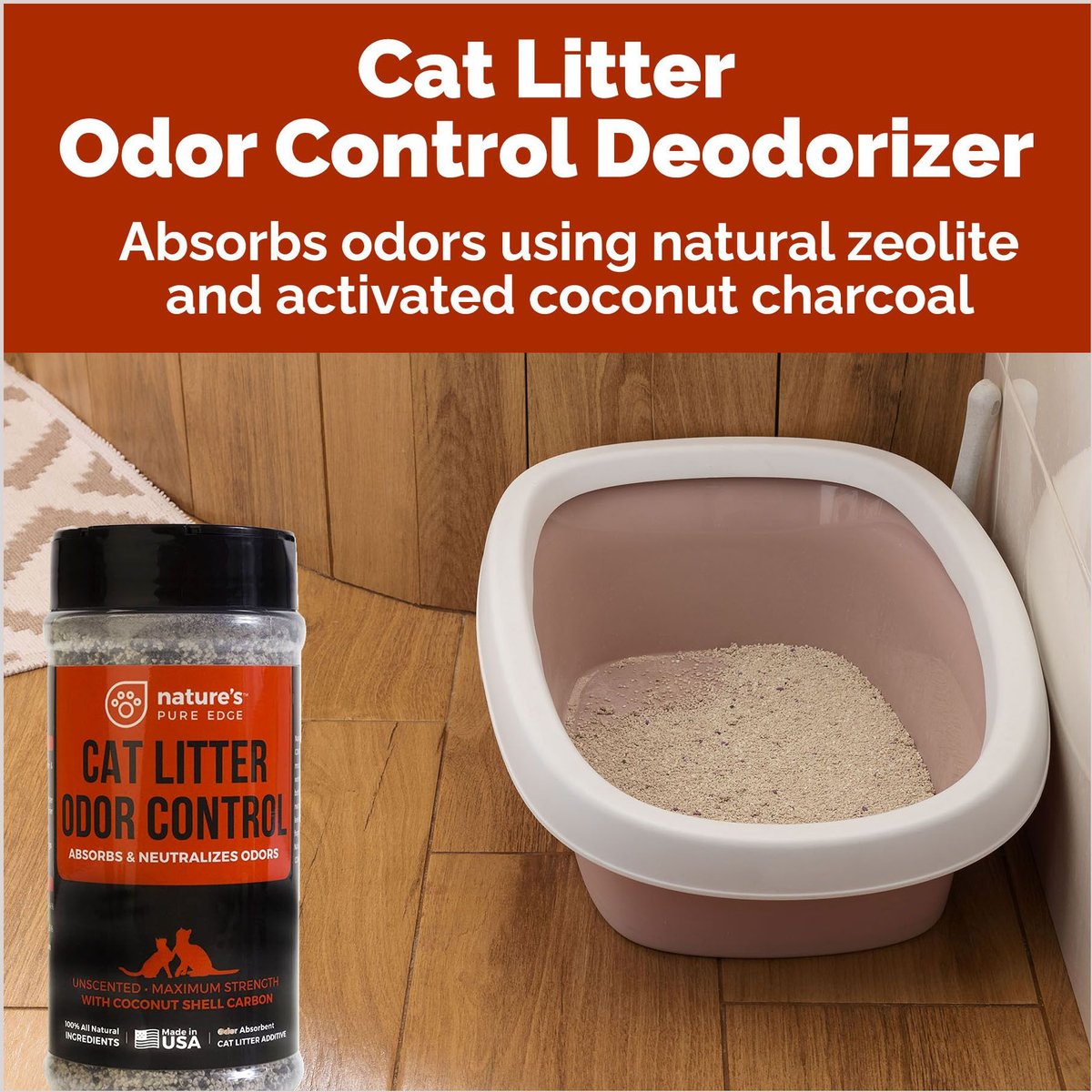 Zeolite cat clearance litter deodorizer