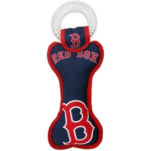 Pets First MLB Dental Tug Dog Toy, Boston Red Sox