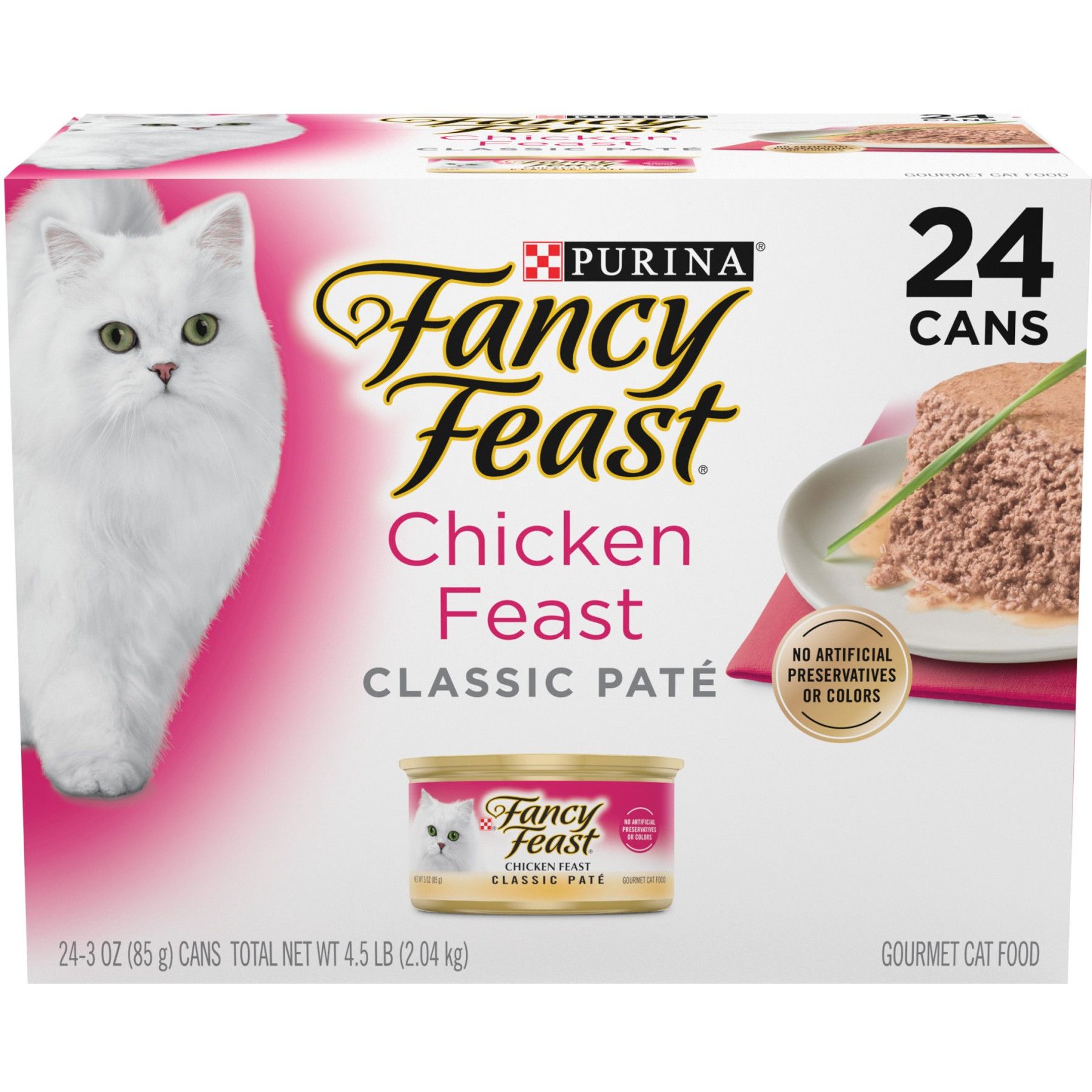 Fancy Feast Classic Pate Chicken Feast Grain Free Pate Canned Cat Food