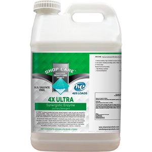 Shop Care 4X Ultra Synergistic Enzyme Laundry Detergent, 2.5-gal bottle