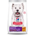 Hill's Science Diet Adult Sensitive Stomach & Sensitive Skin Small Bites Dry Dog Food, Chicken Recipe, 15-lb bag