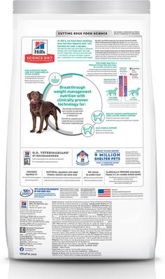 Show full view: Hill's Science Diet Adult Perfect Weight Large Breed Chicken Recipe Dry Dog Food, 28.5-lb bag slide 3 of 13