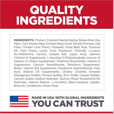 Show full view: Hill's Science Diet Adult Perfect Weight Large Breed Chicken Recipe Dry Dog Food, 28.5-lb bag slide 8 of 13