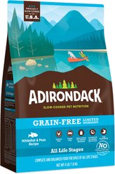 Adirondack Limited Ingredient Whitefish & Peas Recipe Grain-Free Dry Dog Food, 4-lb bag