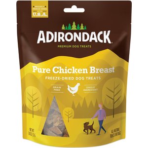 Adirondack Pure Chicken Breast Grain-Free Freeze-Dried Dog Treats, 1.8-oz