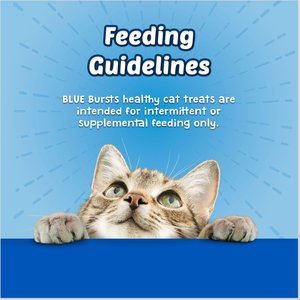 Blue Buffalo Bursts with Paw-Licken Chicken Cat Treats, 12-oz tub