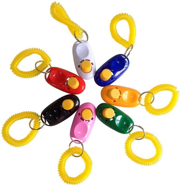 Dog Training Click Big Button Teaching Tools Pet Toys Lightweight