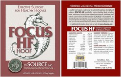 Focus by Source Inc. HF Hoof Health Pellet Horse Supplement, 3.5-lb tub slide 2 of 4