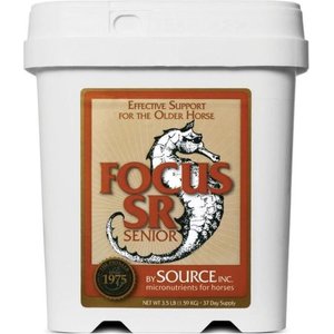 Focus by Source Inc. SR Senior Powder Horse Supplement, 3.5-lb tub