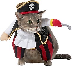Frisco Front Walking Pirate Dog & Cat Costume, X-Small slide 1 of 7
