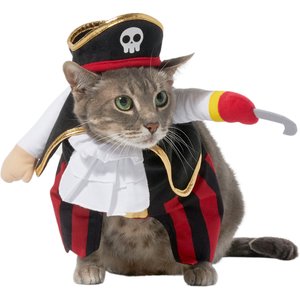 Frisco Front Walking Pirate Dog & Cat Costume, X-Small