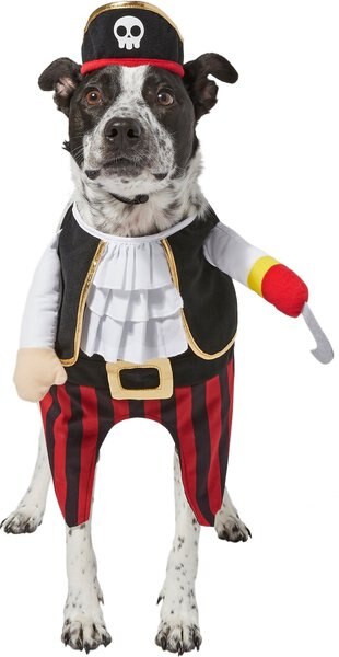 Frisco Front Walking Pirate Dog & Cat Costume, XX-Large slide 1 of 7