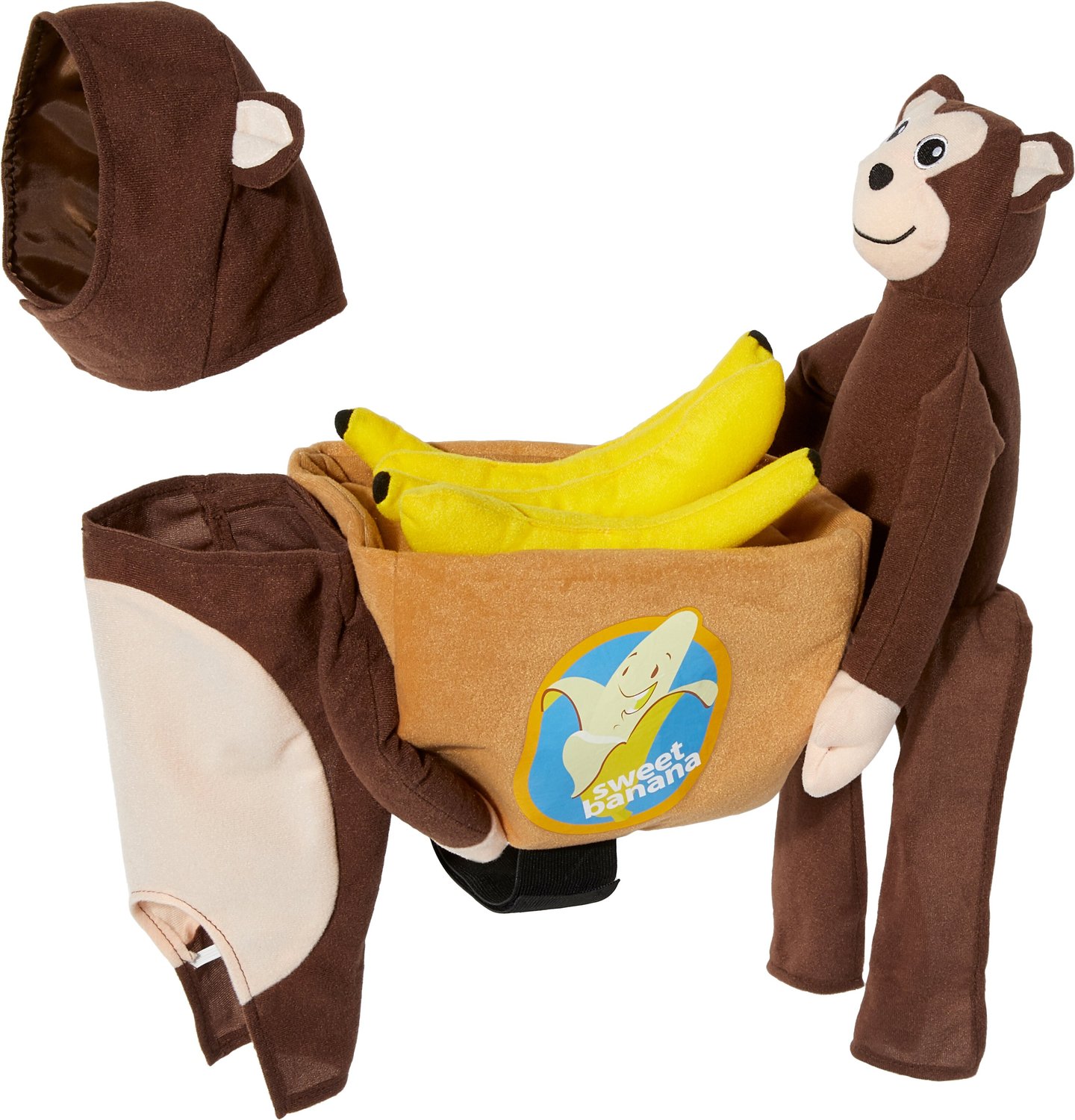 Dog And Owner Halloween Costume: Monkey and Banana