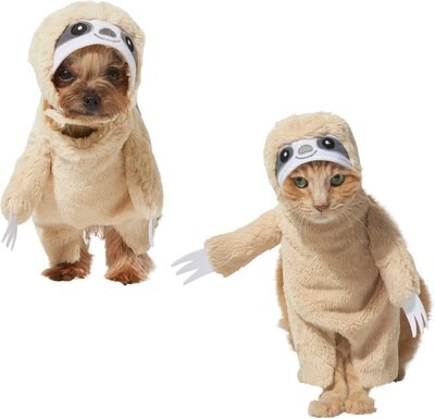 Frisco Front Walking Sloth Dog & Cat Costume, slide 1 of 1