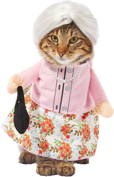 Frisco Front Walking Granny Dog & Cat Costume, Small slide 1 of 10