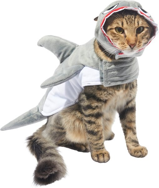 Frisco Shark Attack Dog & Cat Costume, X-Small slide 1 of 8