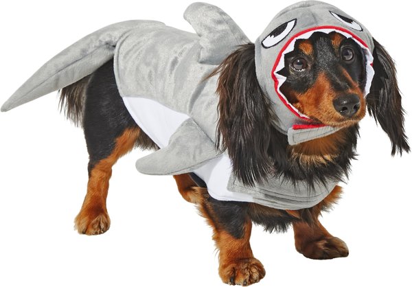 Frisco Shark Attack Dog & Cat Costume, Large slide 1 of 7