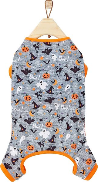 Frisco Halloween Patterned Dog & Cat Jersey PJs, Small slide 1 of 6