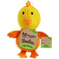 Spunky Pup Woolies Craft Collection Chicken Squeaky Plush Dog Toy