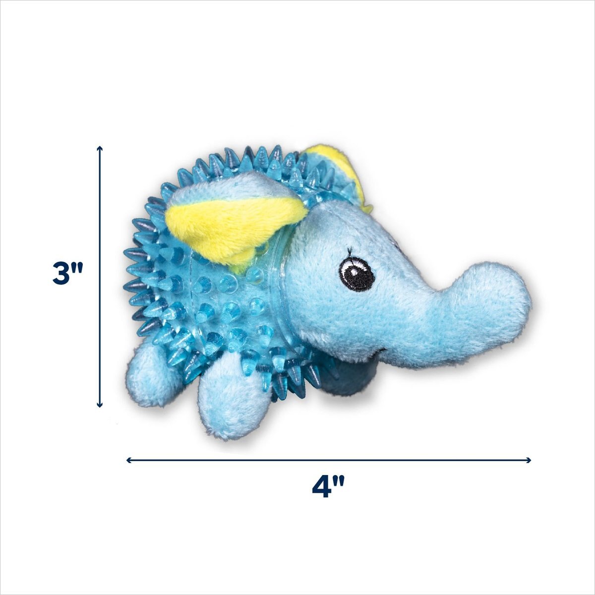 SPUNKY PUP Lil' Bitty Squeakers Elephant Squeaky Plush Dog Toy