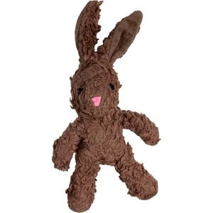 Spunky Pup Craft Collection Organic Cotton Bunny Squeaky Plush Dog Toy, Small