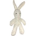 Spunky Pup Craft Collection Organic Cotton Bunny Squeaky Plush Dog Toy, Large