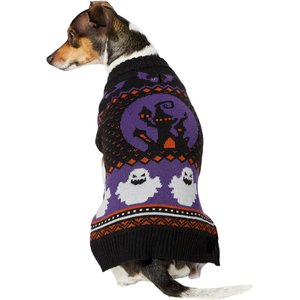 Frisco Spooky Ghost Dog & Cat Sweater, Medium