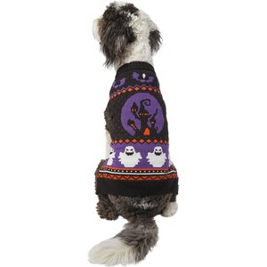 Frisco Spooky Ghost Dog & Cat Sweater, X-Large