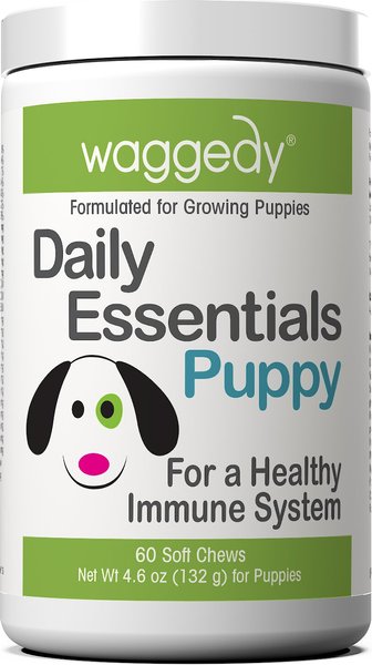 waggedy Daily Essential Immune Support Puppy Supplement, 60 count slide 1 of 2